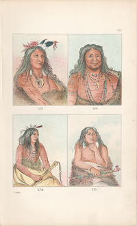 George Catlin Plates 168 to 171