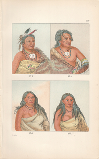George Catlin Plates 174 to 177