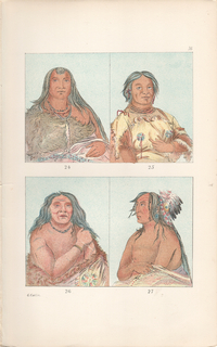 George Catlin Plates 24 to 27
