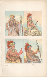 George Catlin Plates 129 to 132
